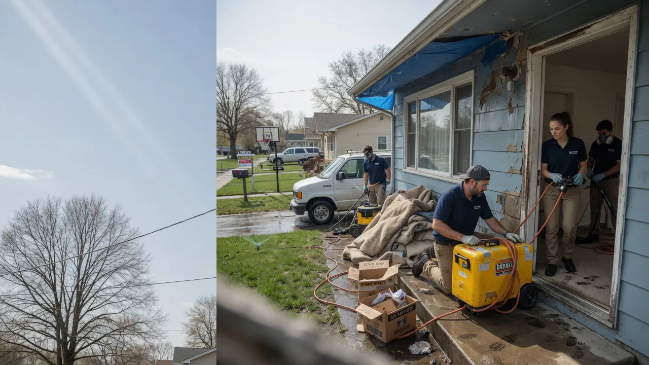 Basement Flood Cleanup in Haskell, TX near me